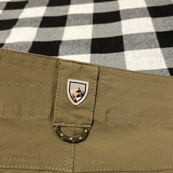 EXC! Kuhl Hiking Cargo Shorts 2 Side Zip Pockets Men's 42 x 13.5 Brown Stretch - Picture 11 of 15